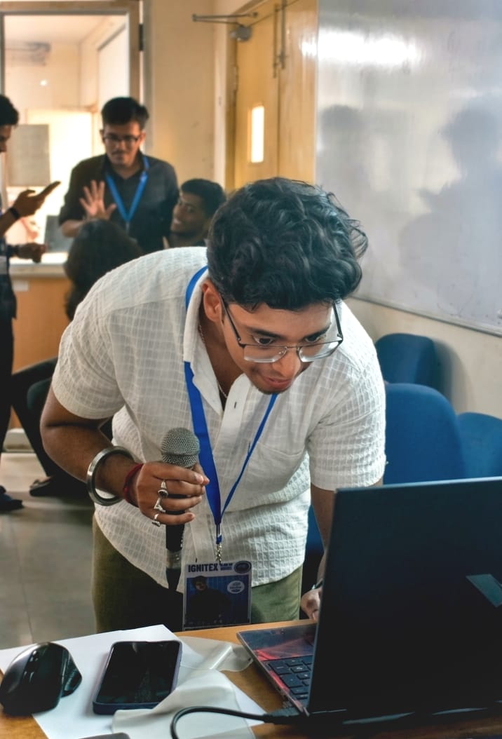 Abhradeep presenting